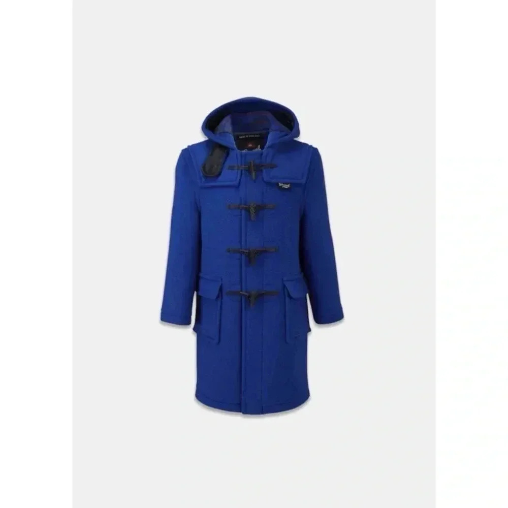 185 Kids Original Gloverall Duffle Coat Size 10 Color Blue - Picture 2 of 6